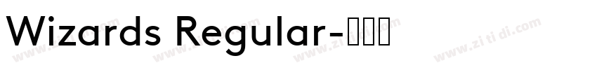 Wizards Regular字体转换